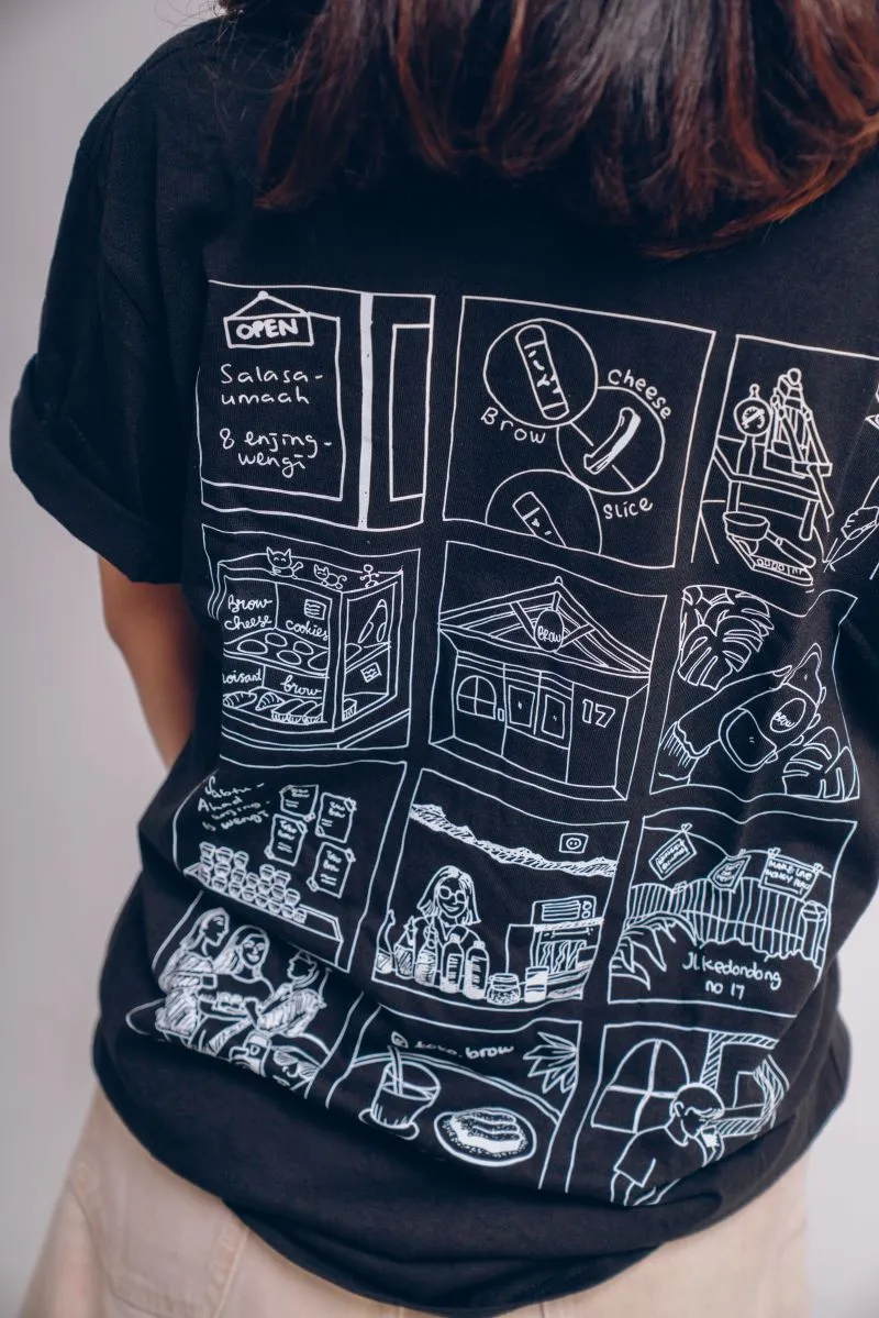 T-Shirt yang simpel dan nyaman dengan bahan 100% katun premium